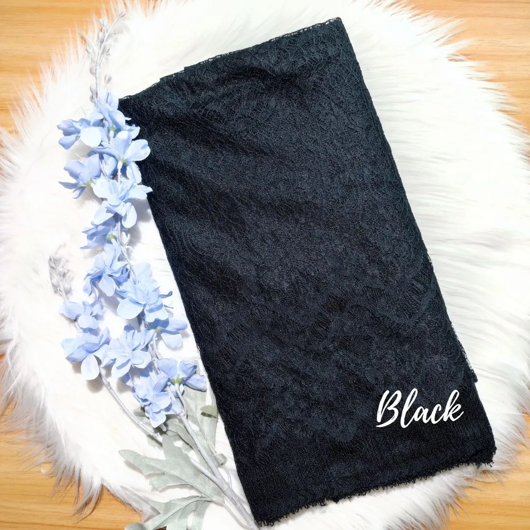 PANEL BRUKAT CHANTILLY - [ KODE 5076A ] - GRADE B - KEBAYA MODERN - GAUN PENGANTIN - BUSANA PESTA view 11