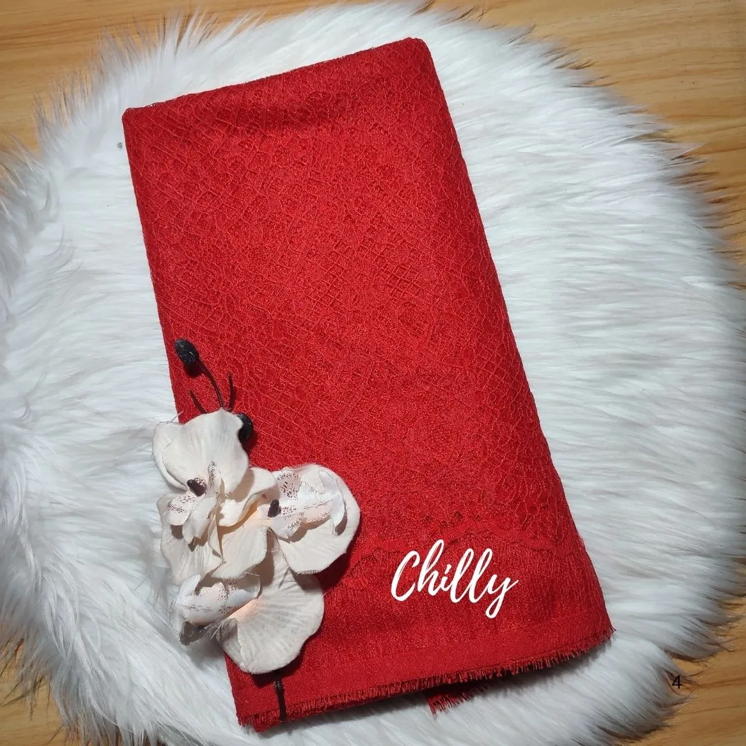 PANEL CHANTILLY POLOS [ KODE 5898 ] - GRADE B - BAHAN KEBAYA - KEBAYA MODERN - GAUN PENGANTIN. view 16