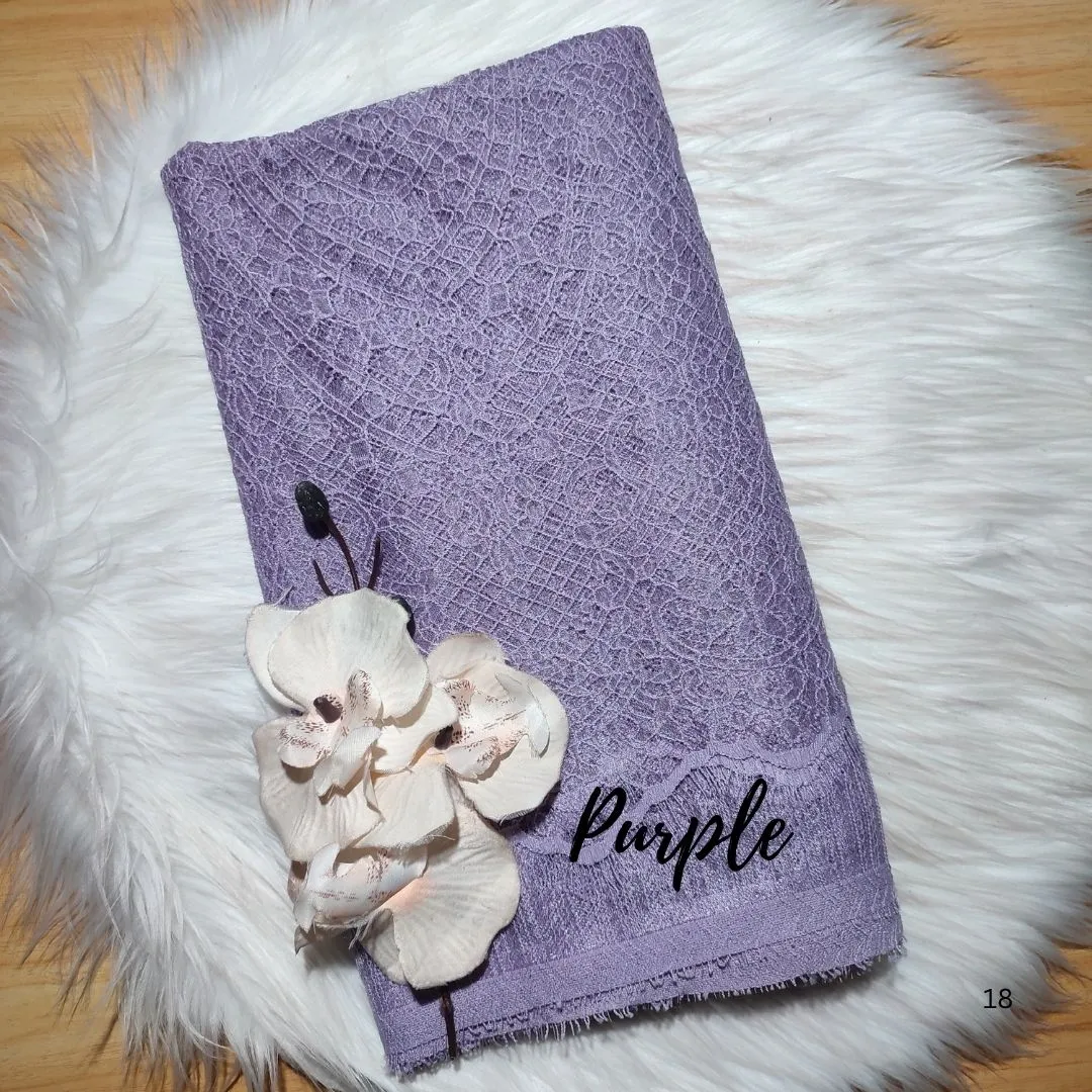PANEL CHANTILLY POLOS [ KODE 5898 ] - GRADE B - BAHAN KEBAYA - KEBAYA MODERN - GAUN PENGANTIN. view 11