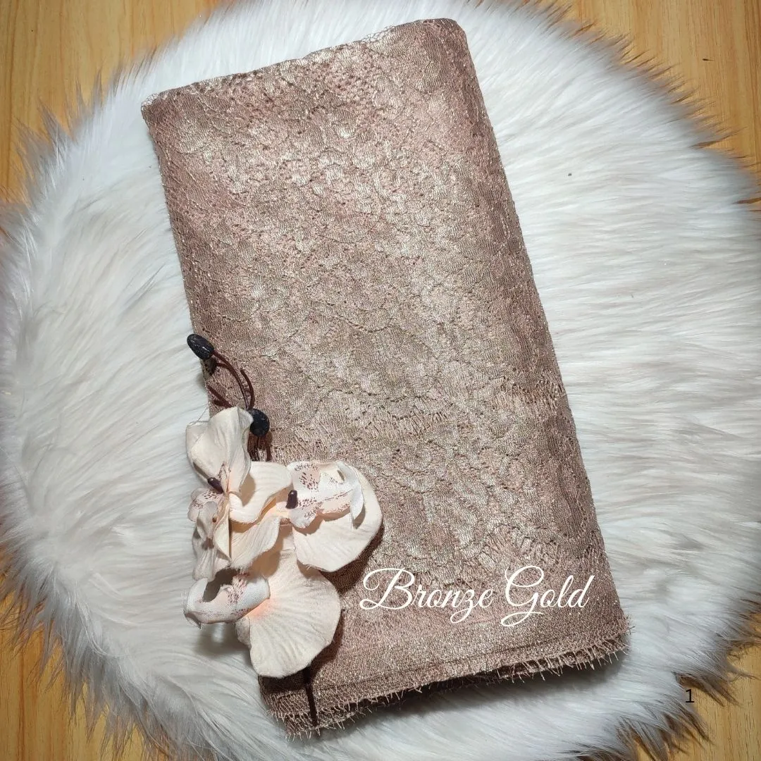 PANEL FULL METALIC - [ KODE 5460 ] - GRADE B - BAHAN KEBAYA - GAUN PENGANTIN - FASHION MODERN view 3