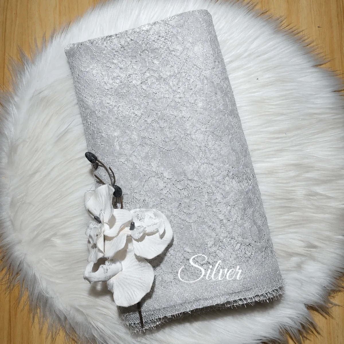 PANEL FULL METALIC - [ KODE 5460 ] - GRADE B - BAHAN KEBAYA - GAUN PENGANTIN - FASHION MODERN view 5