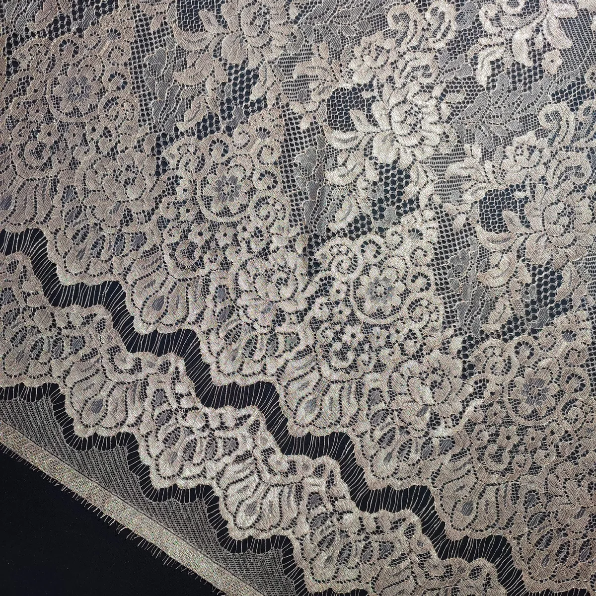 PANEL FULL METALIC - [ KODE 5460 ] - GRADE B - BAHAN KEBAYA - GAUN PENGANTIN - FASHION MODERN view 2
