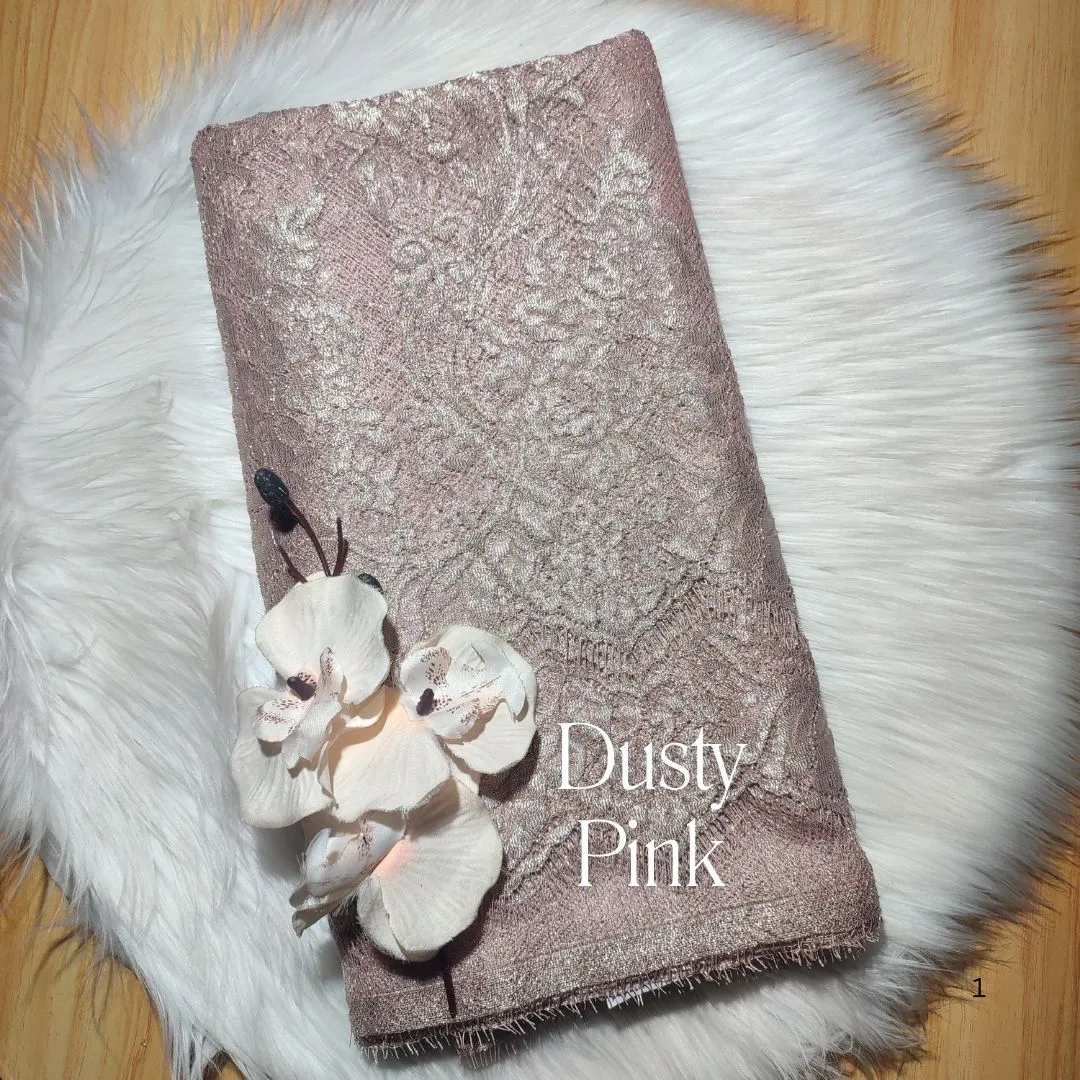 PANEL FULL METALIC - [ KODE 5791 ] - GRADE B - BAHAN KEBAYA -GAUN PENGANTIN - KEBAYA MODERN view 2