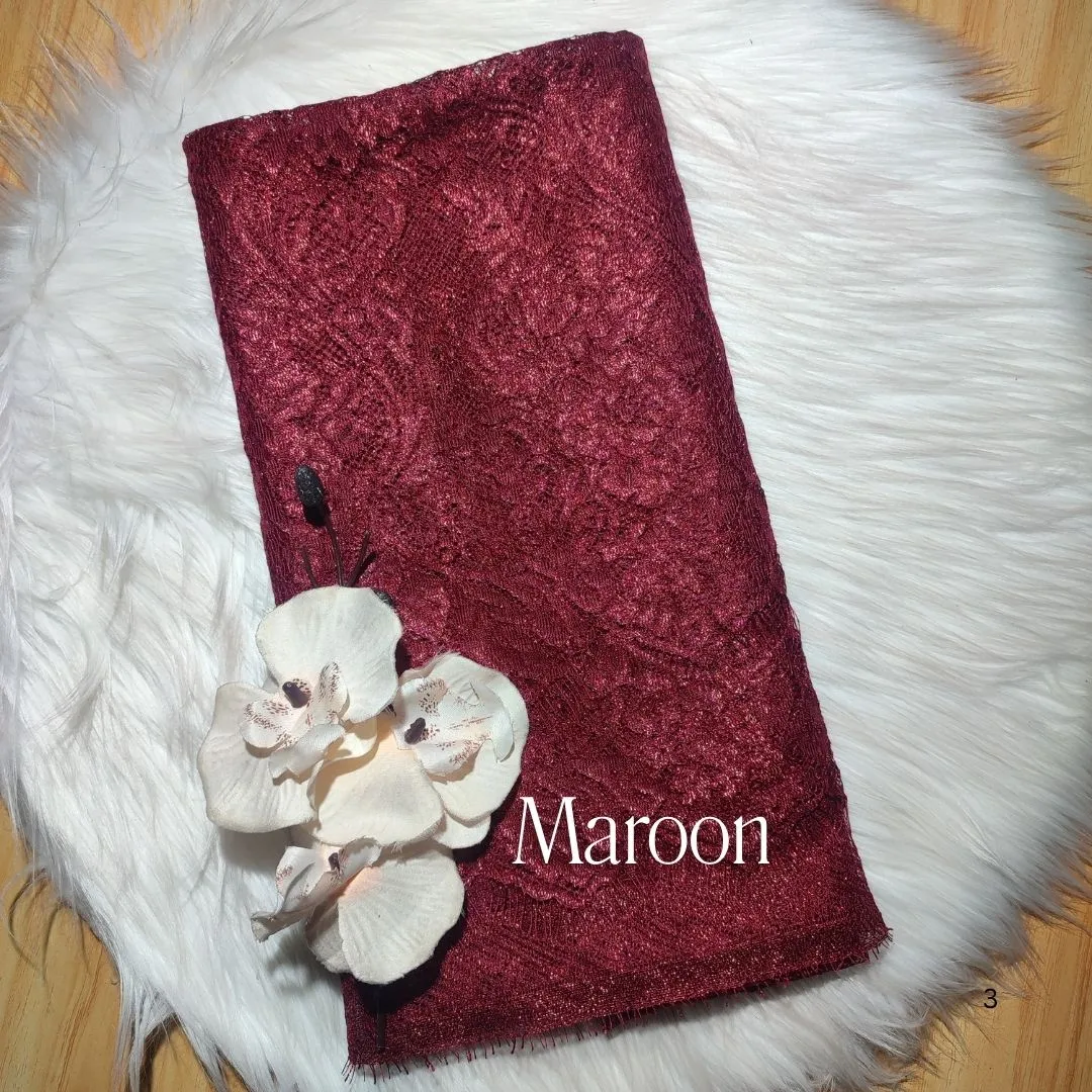 PANEL FULL METALIC - [ KODE 5791 ] - GRADE B - BAHAN KEBAYA -GAUN PENGANTIN - KEBAYA MODERN view 6