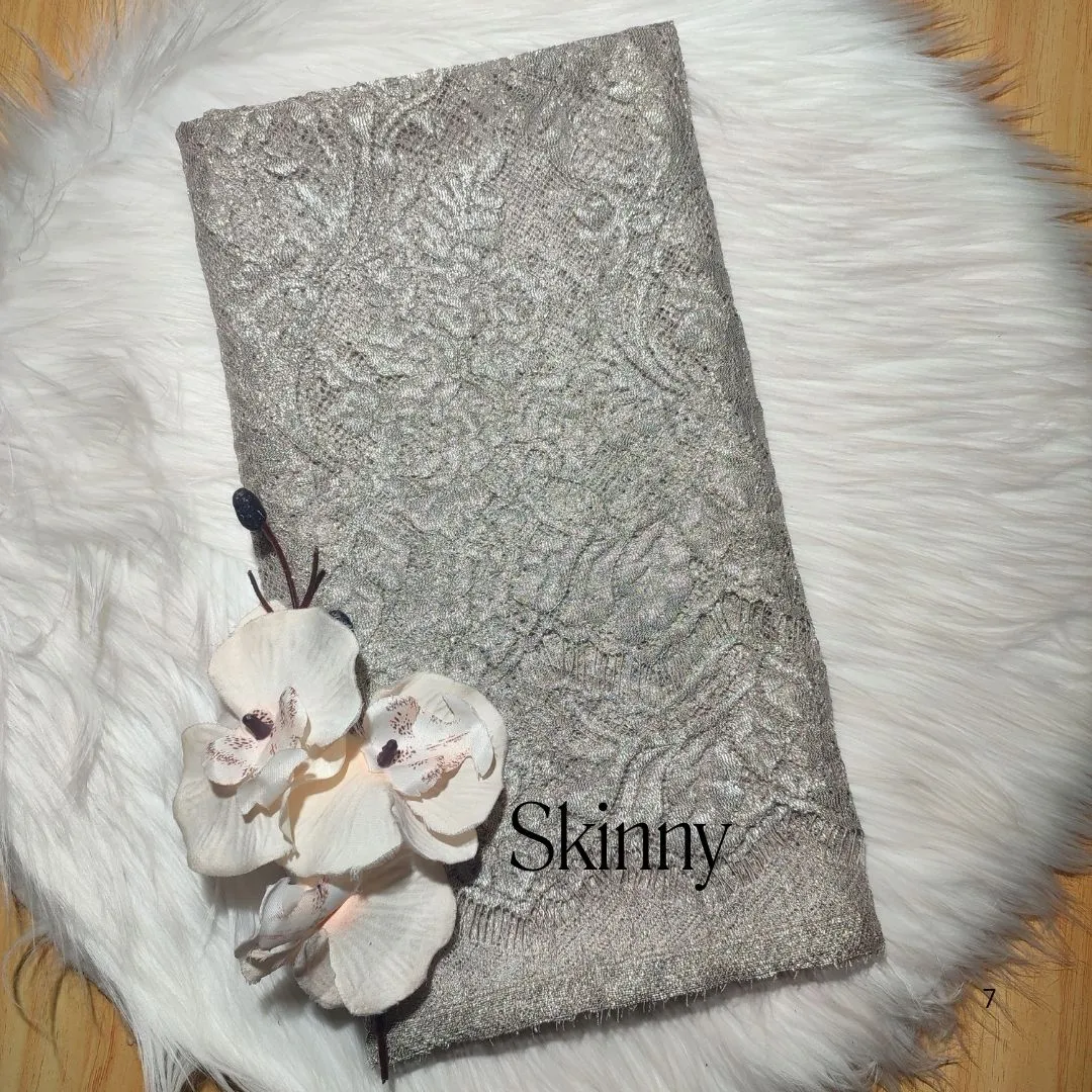 PANEL FULL METALIC - [ KODE 5791 ] - GRADE B - BAHAN KEBAYA -GAUN PENGANTIN - KEBAYA MODERN view 4