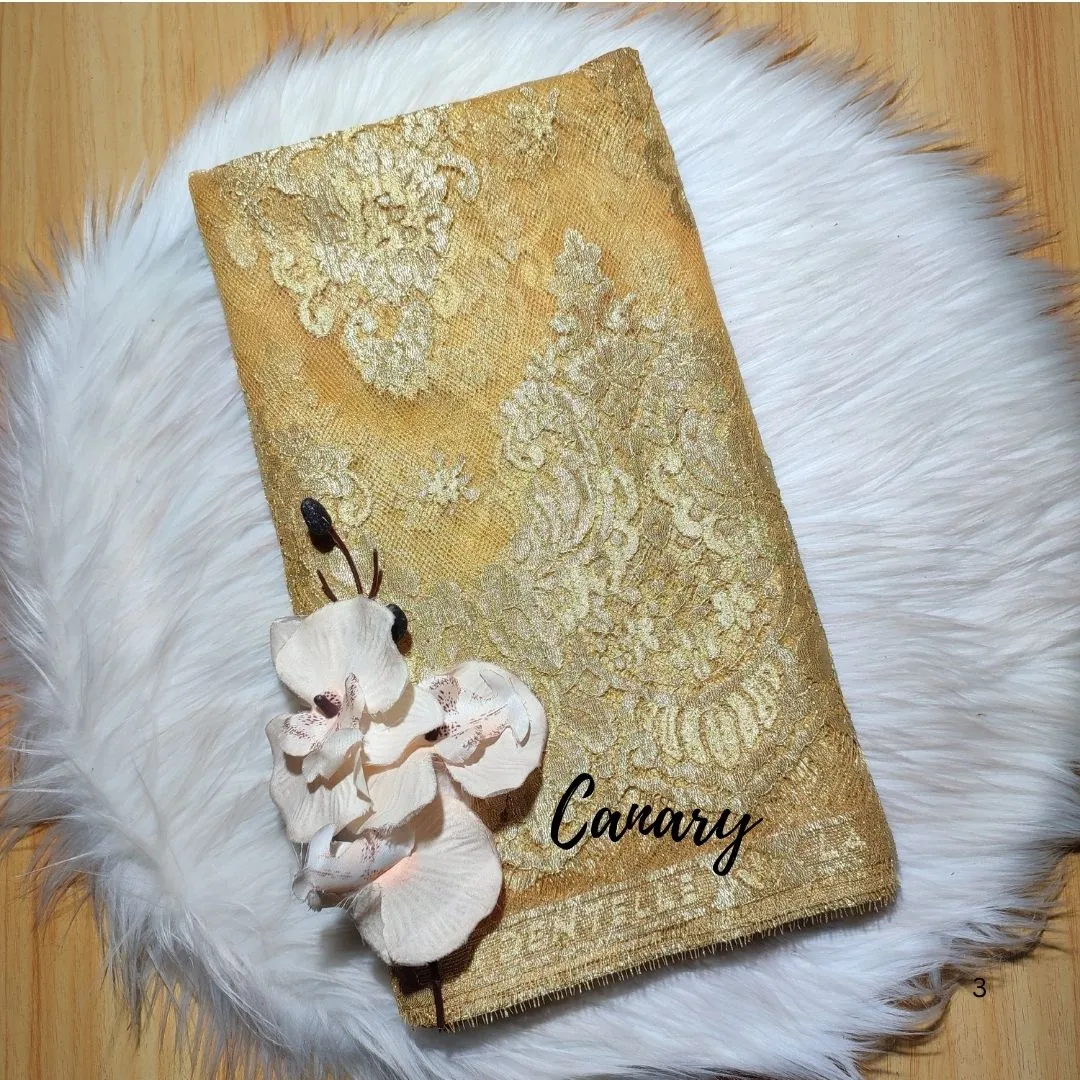 PANEL FULL METALIC CEPLOK / SHEARING - [ KODE 3477 ] - GRADE B - SEMI PRANCIS - KEBAYA MODERN - GAUN PENGANTIN view 6