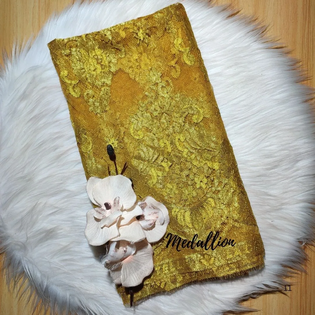 PANEL FULL METALIC CEPLOK / SHEARING - [ KODE 3477 ] - GRADE B - SEMI PRANCIS - KEBAYA MODERN - GAUN PENGANTIN view 18