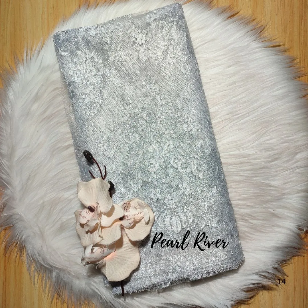 PANEL FULL METALIC CEPLOK / SHEARING - [ KODE 3477 ] - GRADE B - SEMI PRANCIS - KEBAYA MODERN - GAUN PENGANTIN view 10