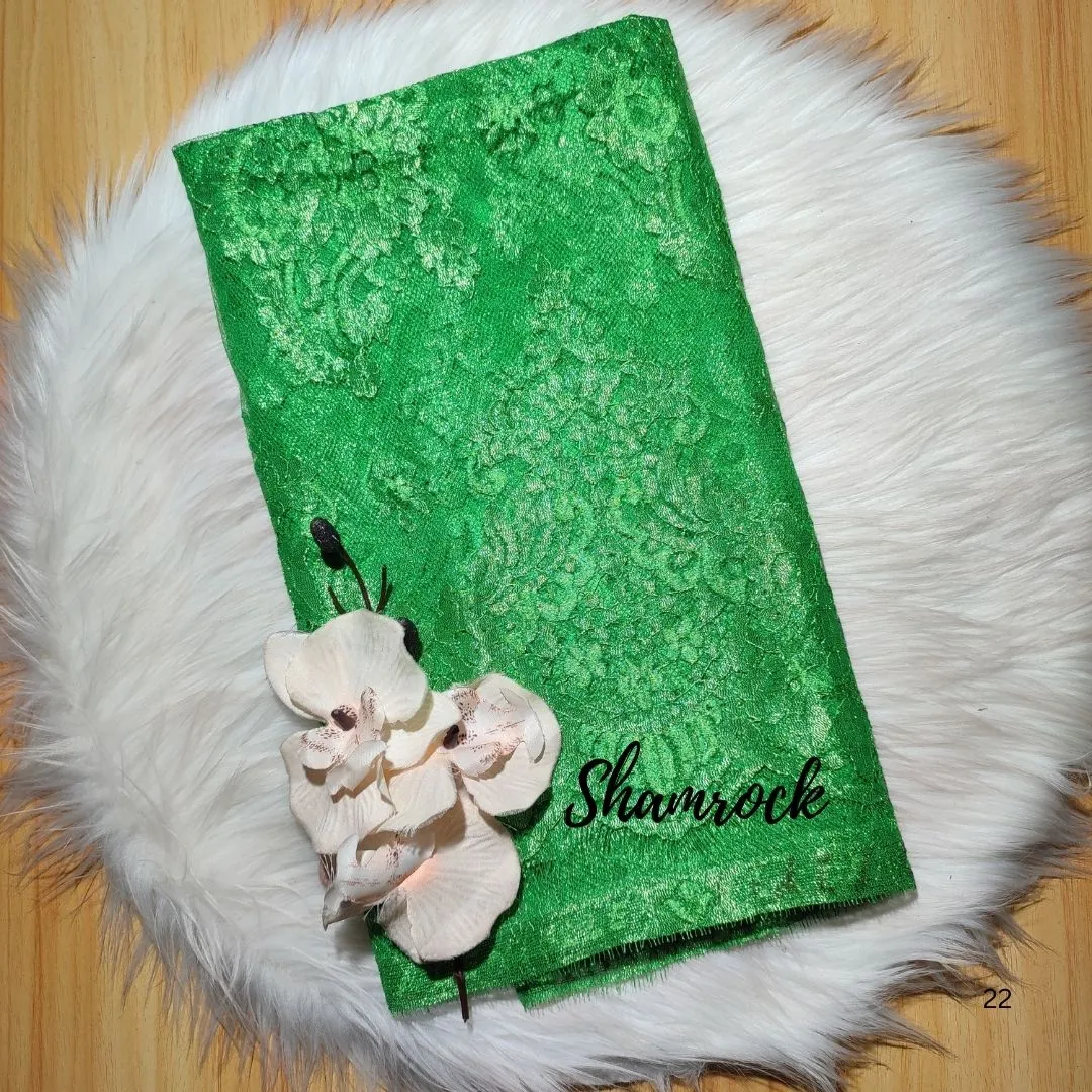 PANEL FULL METALIC CEPLOK / SHEARING - [ KODE 3477 ] - GRADE B - SEMI PRANCIS - KEBAYA MODERN - GAUN PENGANTIN view 4