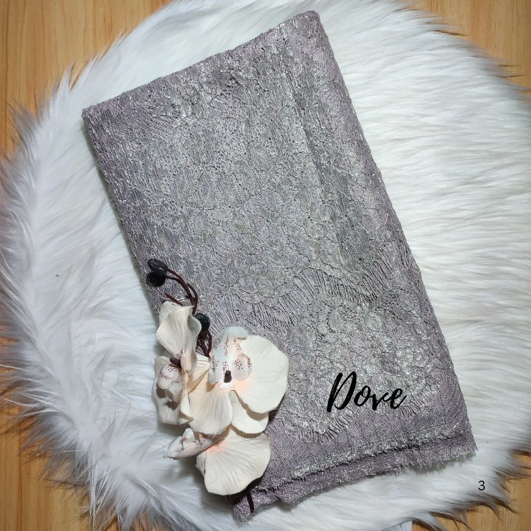 PANEL FULL METALIC CORD- [ KODE 3153 ] - GRADE B - BAHAN KEBAYA - KEBAYA MODERN - DRESS view 5