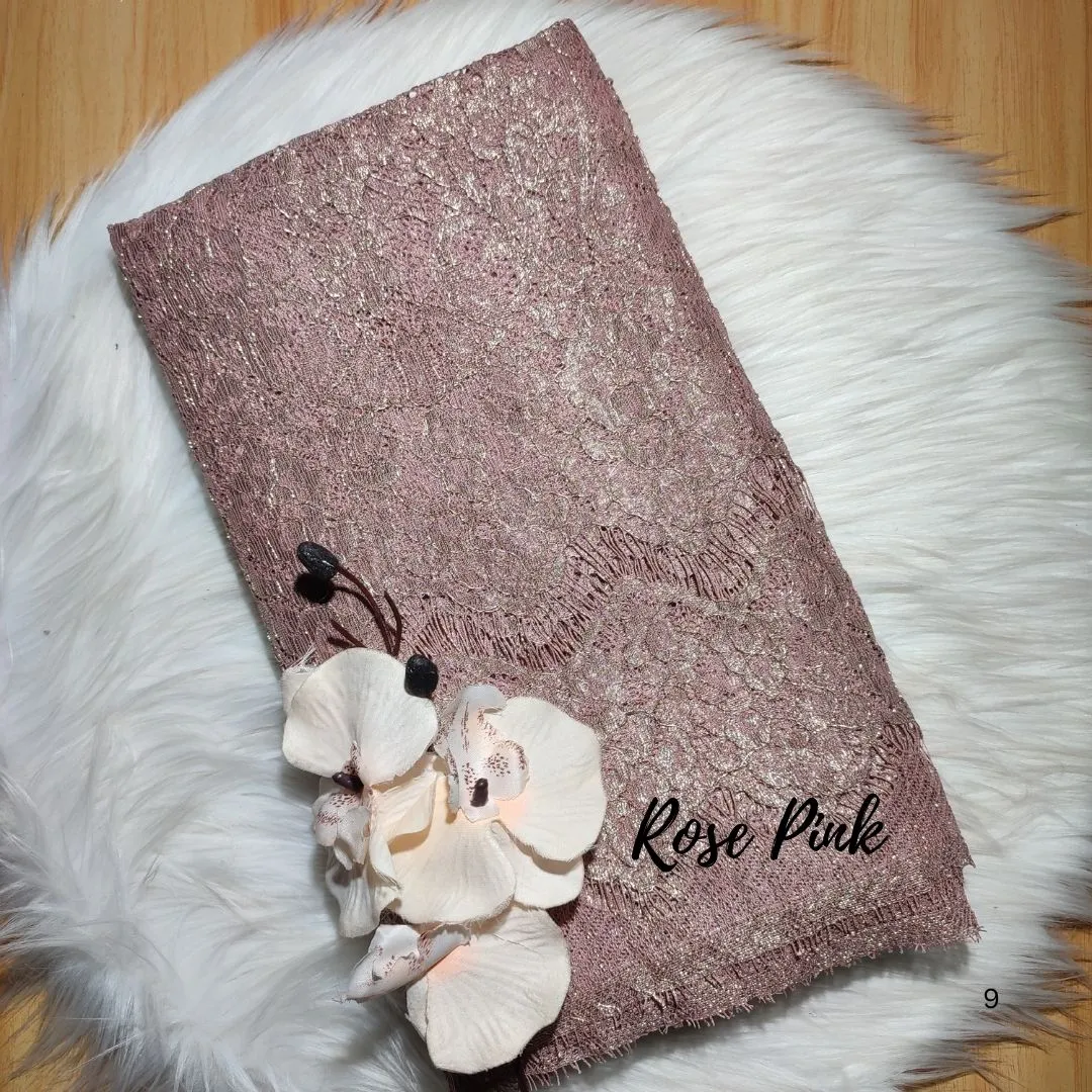 PANEL FULL METALIC CORD- [ KODE 3153 ] - GRADE B - BAHAN KEBAYA - KEBAYA MODERN - DRESS view 4