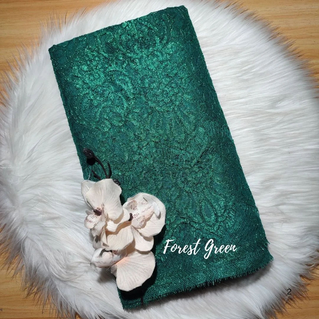 PANEL METALIC LAMINATE - [ KODE 5486 ] - GRADE B - BAHAN BRUKAT - BAHAN KEBAYA - KEBAYA MODERN view 5